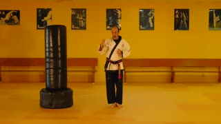 Little Samurang Orange Belt White Tip