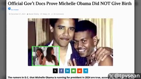 Reportedly: Michael Obama ‘Beat Up' his wife Barack after trans rumors forced him out of 2024 race..