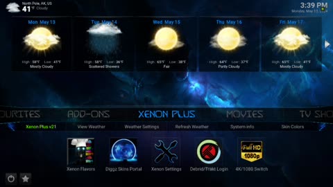 Diggz Xenon AIO is now available for Kodi 21