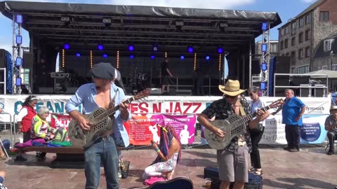 Ocean City Jazz and Blues Festival 2019 The Buskers in the Barbican.