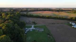 Fall Evenings in Indiana! / Drone Video / DJI Mavic Air 2