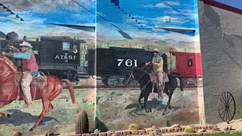 Beautiful Mural at Wickenburg, Arizona.