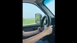 Teenager driving