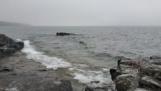 Snow & Waves on Minnesota's North Shore