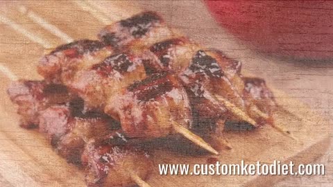 CustomKeto Diet Recipes - Keto Grilled Pork Belly & Keto BBQ Chicken Kabobs