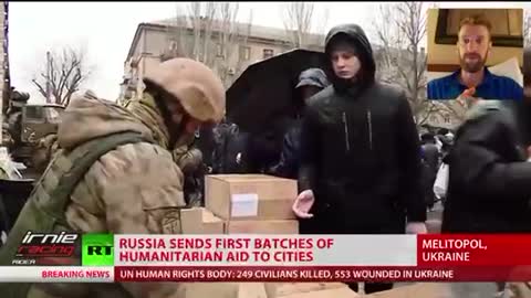 Russia sends 100 tons of food into Ukraine