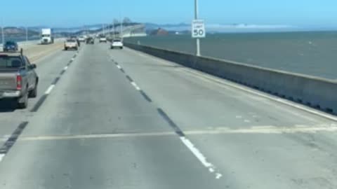 San Francisco Bridge on speed