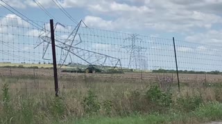 Power Line Downed in Texas Neighborhood