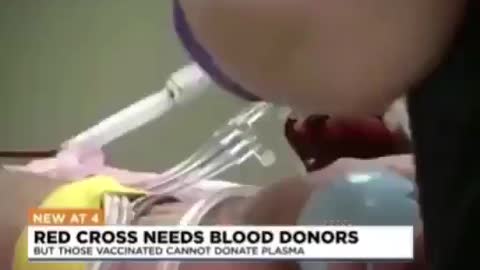 People with Covid 19 Vaccine can not donate blood plasma