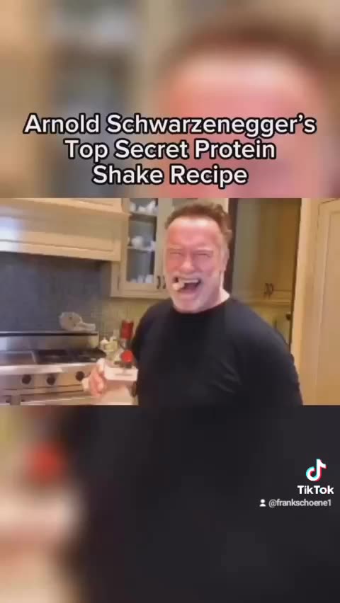 Arnold Schwarzeneggers Protein Shake