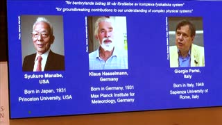 Nobel Prize for Physics goes to climate change trio