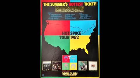 August 5, 1982 - Queen at Indy's Market Square Arena (Ticket Stubs & Misc.)