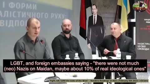 Watch Yevhen Karas the leader of Ukraine's neo-Nazi terror gang C14's speech from Kiev