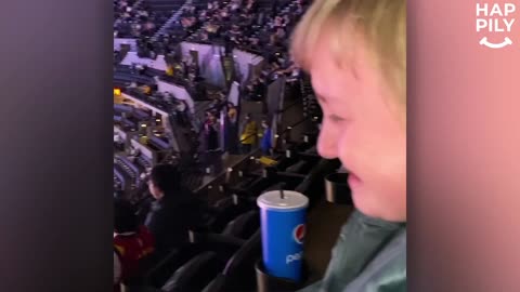 Boy Shows Power Of Sport As He Bursts Into Tears Upon Seeing Hero LeBron James