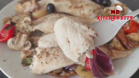 Easy Perfect Oven Grilled Fish Fillet! Eat every dinner to reduce your belly fat! AI and KI