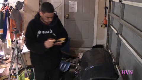 Cooking - barbeque in the garage in 2019