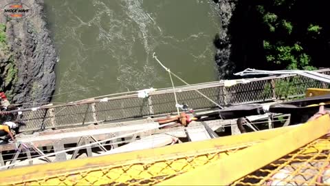 "Rope Breaks" bungee jumping accident | sports | adventure sports - shockwave