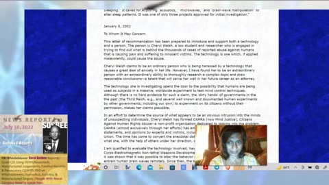 Ramola D And Geral Sosbee FBI WHISTLEBLOWER REPORTS USING DEWS NEUROTECH ON PEOPLE (30-07-2022)