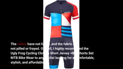 Customer Reviews: UGLY FROG Cycling Clothes Short Jersey +Bib Shorts Set MTB Bike Wear