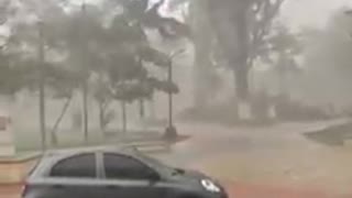 Video: impresionante tormenta causó pánico en Santander