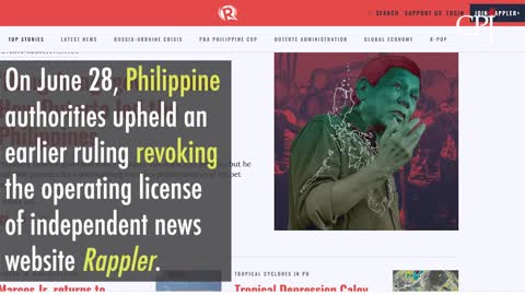 Philippine authorities order Rappler to shut down, block access to 2 news websites