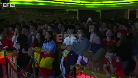 España enloquece con el gol de Morata y se desinfla con el empate de Alemania