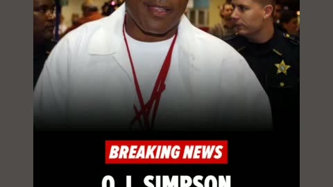 Rip to oj simpson accused murder his wife Nicole and Ron he was later acquitted 4/11/24 🙏🕊