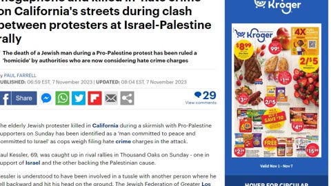 Jeweish Man 69 Killed At Pro Palestine Rally