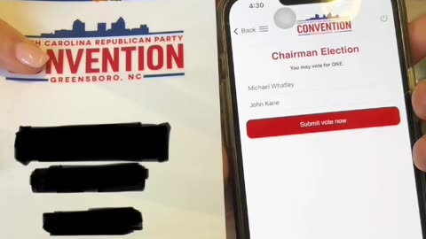 Voting Chaos - NCGOP convention
