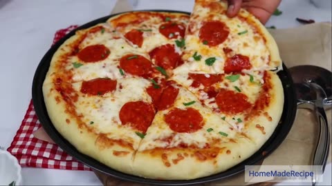 "Easy Homemade Pizza Recipe: Craft Your Own Delicious Pizza Delights! 🍕 #HomePizzaMasterpiece"