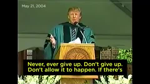 Never Give Up (Donald Trump)