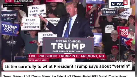 Trump Speaks At Rally and Media Lies Again