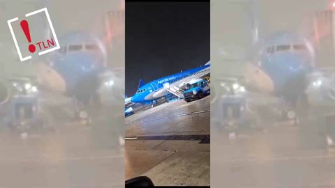 Buenos Aires graves destrozos en el Aeroparque por el temporal