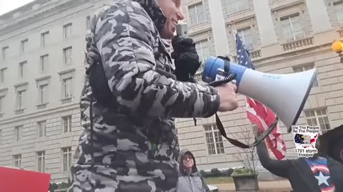 Ivan Speaks at the J6 3 Year anniversary rally in Washington DC in front of the DOJ Building