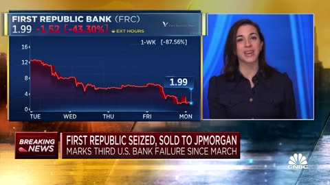 First Republic Bank Has Been Seized by Regulators and Sold to JPMorgan Chase