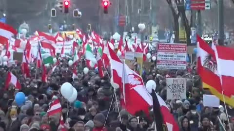 Thousands protest over Europe’s first mandatory vaccine plan