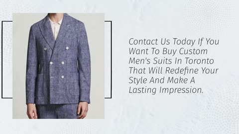 Mens Suits Toronto