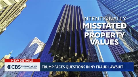 Trump deposed for second time in New York fraud lawsuit