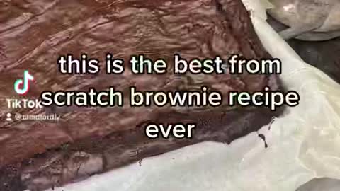 Brownies from scratch!