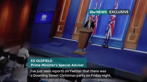 Exclusive: Downing Street staff joking about a Christmas party in December last year