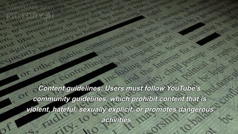 "Overview of YouTube's Terms and Conditions"