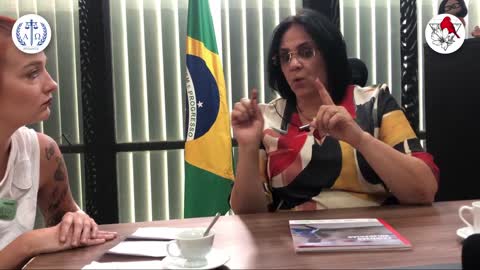 interview with Brazilian minister of family, health, and human rights about child trafficking