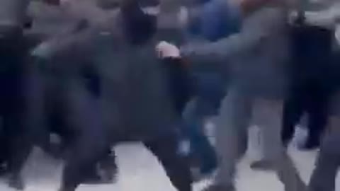 Clashes between protesters and police broke out in the Kazakh city of Atyrau