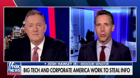 Hawley Says Big Tech Companies 'Rip Off Our Most Sensitive Data,' Own Capitol Hill