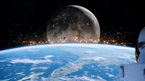 What would happen if Moon strikes Earth ?