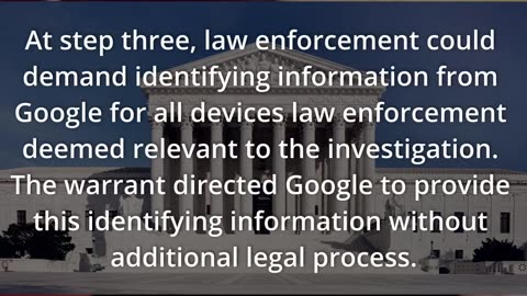 Geofence Warrant Process