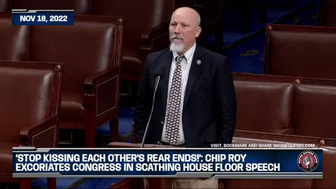 ‘Stop Kissing Each Other’s Rear Ends!’: Chip Roy Excoriates Congress In Scathing House Floor Speech