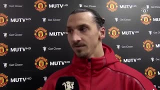 Zlatan on Paul Pogba's free-kick...