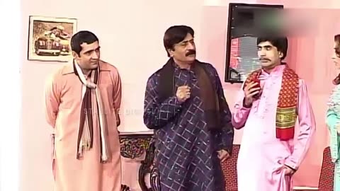 Best Of Zafri Khan and Sajan Abbas With Nida Choudhary Pakistani Stage Drama Comedy Clip