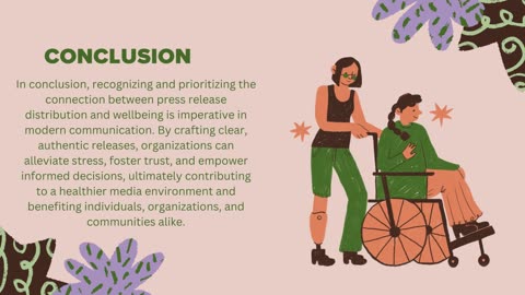 Press Release Distribution and WellBeing